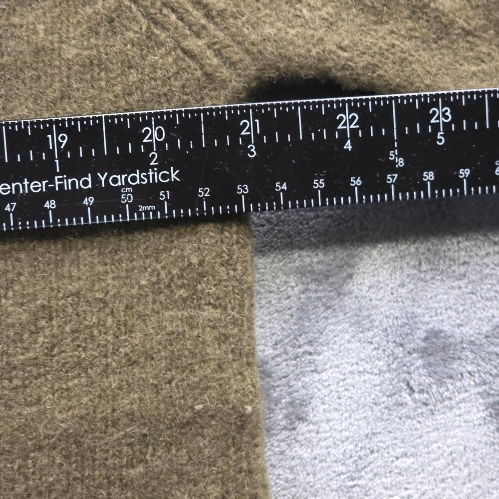 J.Crew Sweater XL Olive Brown Mens Regular Fit 100% Wool Raglan Crewneck Knit - Picture 8 of 8